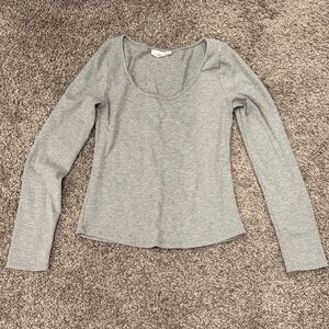 CJLA Ribbed Scoop Long Sleeve